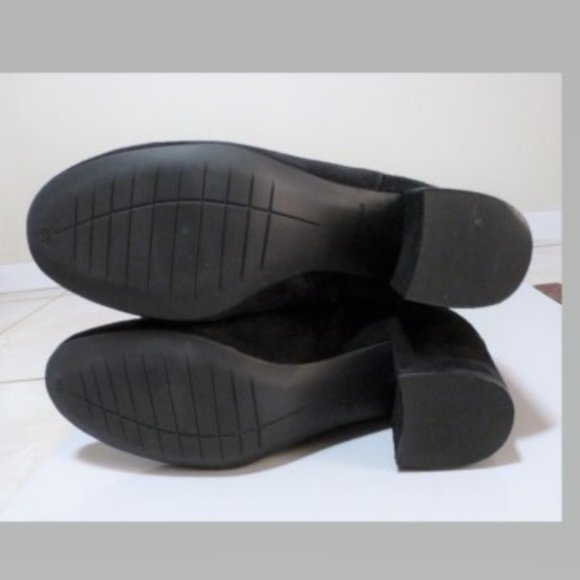 Cole Haan 5B Black Suede Tall Boot - Picture 4 of 5